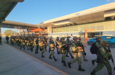 fuerzas especiales del ejército mexicano Llegan a Cd. Juárez, Chihuahua, para reforzar la seguridad del estado.
